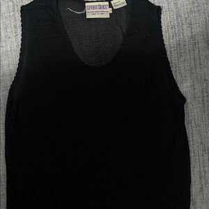 SportSilks vintage sheer tank top